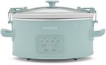 Crock-Pot Design Series Programmable 6-Quart Slow Cooker, Ocean Fog Green