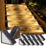 JOFIOS Solar Step Lights for Outsid