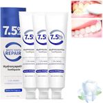 Hydroxyapatite Toothpaste for Enamel Protection,Hydroxyapatite Enamel Care Toothpastes,Fluoride-Free Formula with Gentle Mint, for Sensitive Teeth, Daily Protection,Long-Lasting Fresh Breath (3)