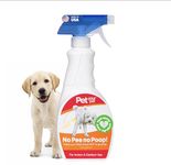 PET YOUR PET No Pee No Poop Dog Potty Training Spray, 16 Fl Oz – Non-Toxic Dog Spray to Prevent Peeing and Pooping – Natural No Marking Scent Spray - Stops Dogs Peeing Indoors/Outdoors