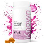 Hormone Balance Gummies by Known | Natural Support for Female Health, Suitable for Teenagers | Delicious Natural Lemon Flavour | 60 Two-a-Day Vegan Gummies (One Month’s Supply) (1)