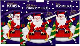 3 x Cadbury Dairy Milk Chocolate Advent Calendar for Children 24 Gift - 3 x 90g