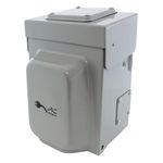 AC WORKS Super Durable Industrial Grade Locking Power Input Inlet (CS6375 50Amp Metal Box)