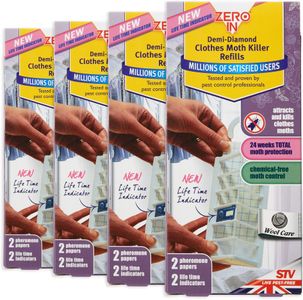 Demi-Diamond Moth Trap Refills Value Pack – 4 Twin Packs, 3-Month Treatment