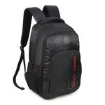 HOT SHOT Medium 30 L Laptop Backpack HOTSHOT BAGS|PAISLEY_1400|15.6 INCH|OFFICE BAG|COLLEGE BACKPACK|SCHOOL BAG| (BLACK)