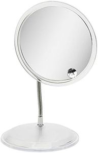Zadro Acrylic Gooseneck Vanity Mirror, Acyrlic Finish, 6 Inches