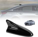 AMSPRAC Shark Fin Antenna Cover,Car Roof Antenna Caps Compatible with Hyundai Sonata LF 4Doors Sedan 2014-2019,for Elantra 2011-2016;for Kia Optima 2014-2016,96210-3X100/962102T700ABT (Glossy Black)
