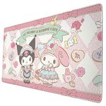 Dxddsdks Lovely Large Mouse Pad Non-Slip Mouse Pad for Laptops Computers and Pcs Keyboard Pad 16x29.5 in