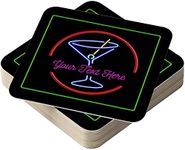 Personalised Beer Mats Pack of 24 -