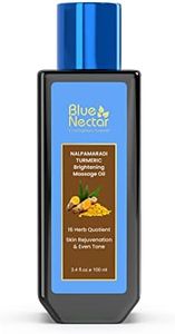 Blue Nectar Nalpamaradi Thailam Skin Brightening Treatment Oil | 100% Natural Body Oil and Face Oil for Glowing Skin Infused with Turmeric, Amla and Manjistha (16herbs, 100ml)