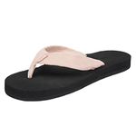 NewDenBer Women's Flip Flops Comfortable Thong Sandals Lightweight Summer Beach Sandals (3 UK, Pink)