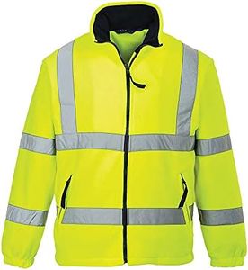 Portwest F300 Reflective Durable Hi-Vis Fleece Yellow, Medium