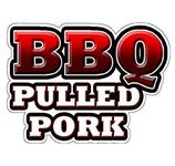 BBQ Pulled Pork Concession Decal Barbeque Sign Trailer