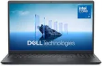 Dell 15 Laptop DC15250-15.6-inch FHD 120Hz Display, Intel Core 3 Processor 100U Processor, 8GB DDR4 RAM, 512GB SSD, Intel UHD Graphics, Windows 11 Home, Onsite Service - Carbon Black