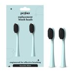 Perfora Replacement Brush Heads For Perfora Electric Toothbrush Model - 002 | Effective Brushing & Plaque Removal For Healthier Smile | Lightweight With Soft Bristles | Seaside Mint | Pack of 2