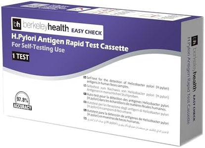 Berkeley Health Stomach Ulcer Rapid Test Kit | Detect H. Pylori - Faecal Kit | Fast & 97.8% Accurate Diagnosis | Easy to Use Self Test Kit | 1 Test