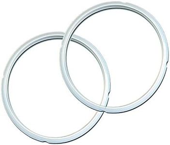 Instant Pot 2-Pack Sealing Ring 8-Qt, Inner Pot Seal Ring, Electric Pressure Cooker Accessories, Non-Toxic, BPA-Free, Replacement Parts, Clear