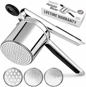 Havenity Potato Ricer, Heavy Duty Stainless Steel Ricer for Mashed Potatoes. 15oz Capacity Fluffy Mashed Potato Masher, Baby Food Masher, Durable Kitchen Tool, Potato Press, Easy to Use Kitchen Gadget