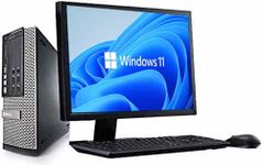 Complete set of 21.5in Monitor OptiPlex Quad Core i5-2400 8GB 1000GB WiFi Windows 11 64-Bit Desktop PC Computer (Renewed)