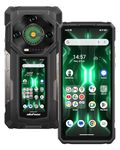 Ulefone Armor 33 Pro 5G Rugged Smartphone, 25500mAh 66W, 32GB+512GB/2TB TF, 6.95"+3.4" Dual Screen, 64MP Night Vision, 118dB Speaker, Infinite Halo, 3-Card Slot NFC Android Mobile Phones Unlocked