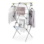 Minky Ergo Supreme Sure Grip 3 Tier Airer, Clothes Drying Rack For Indoor & Outdoor Use, Foldable Airer with Large 27m Capacity, Drying Rack with Non-Slip Feet