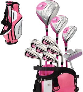 PreciseGolf Co. Ladies Golf Club Set – Right-Handed, Pink, Complete