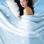 DOWNCOOL Cooling Comforter, Blue Co