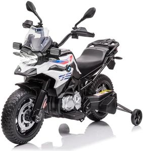 12V 7AH Ride On Motorcycle, Licensed BMW Kids Motorcycle, High/Low Speed, EVA Tire, LED Headlights, Spring Suspension, Music,Ride On Car for Boys and Girls