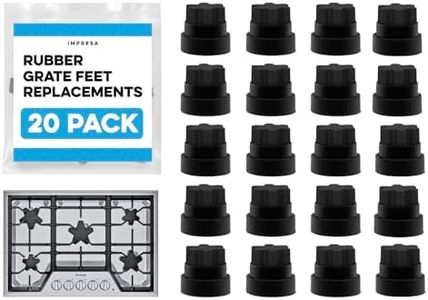 IMPRESA - 20 Pack Impresa Thermador Grate Feet Part Compatible with Part Number 00618112 1999626, 617174, 618112, AH3478553, EA3478553, PS3478553