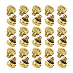 KUWAN 30pcs Brass Misting Nozzles for Cooling System 0.023" (0.6 mm) 10/24 UNC Garden (0.023)