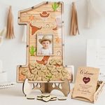 My First Rodeo Birthday Guest Book 