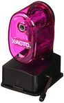 X-Acto 1178 Bulldog Vacuum Mount Manual Pencil Sharpener, Assorted Colors