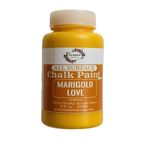 Get Inspired Marigold love All surface Super Matte Chalk Paint 150ml Yellow Chalk Paint