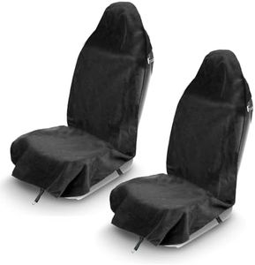Einesin Auto Sitzbezug Wasserdicht & Schweißabsorbierend, Rutschfester Handtuch Schonbezug für Vordersitze, Universal Passend für Gym, Fitness, Laufen, Hunde & Haustiere, Maschinenwaschbar