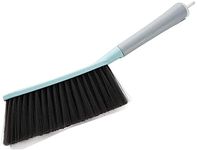 SHIDHMI Household Brush Sweeping, Cleaning Floors Long Handle Dust Cleaning Brush for Tiles, Carpet, Bed, Sofa,Mattress, Window, Bathroom, Car Seat, Curtain, Dust Cleaner for Home (Blue)