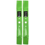 8TEN LawnRAZOR Mower Blade for John Deere JA60 JA65 21 inch Deck M111453 M112738 M112972 M125413 M77178 (Mulching) 2 Pack