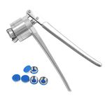 MXBAOHENG Manual Vial Crimper Stainless Steel Capper Gland Clamp for Aluminum Plastic Large-Caliber Saline Bottle (20mm)