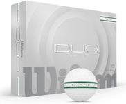 Wilson Duo Soft Golf Balls TRK360, Green/Silver