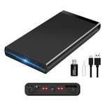 Skyinrill Power Bank Hidden Camera, 10000mAh External Battery Spy Cam with USB-A&USB-C Outputs, 1080P Security Camera Nanny Cam with Loop Recording, Motion Detection, Night Vision