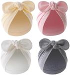 4PCS Newborn Baby Bow Knot Turban H