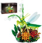 YEECHAO Flowers & Mantis Insect Collection Building Set, Insects and Rose Plants for Nature Decor, Compatible with Lego Animals, Ideas Gift Bug Building Toy for Adults Boys Girls (753 PCS)