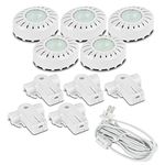 Amertac XPV50HCL 20-Watt Xeon Direct-It Accent Light Kit Pucks, White, 5-Pack