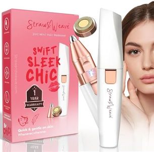 Facial Hair Removal Machine | Eyebrow Trimmer & Epilator | Trimmer For Women Private Part | 2 In 1 Trimmer 400 mAh Battery 1 Year Warranty | Painless Hair Removal Machine | Nose Hairs Remover