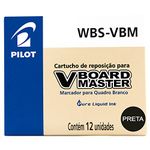 Pilot V Board Master Whiteboard Marker Refill Black Ref 255101201-1 [Pack 12]