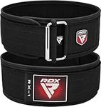 RDX Weight Lifting Belt - AUTO LOCK 4” Premium Adjustable Gym Belt for Olympic Cross Training - Support for Men Women Functional Fitness Workout - WOD Powerlifting Bodybuilding Weightlifting Deadlift