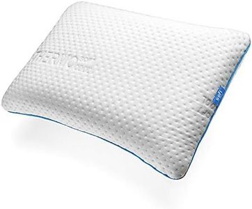 Oreiller Sofi pour dormeur dorsal de soutien de la colonne cervicale - Oreiller orthopédique en mousse viscoélastique avec housse thermo - Soulagement des migraines, des douleurs au cou et aux épaules