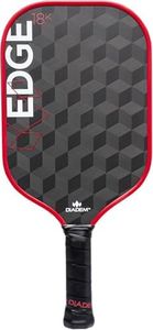 Diadem Edge 18K Pickleball Paddle USAPA Approved | 18K Carbon Fiber Face for Spin & Control | 16mm Control Paddle, Red