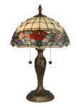 Dale Tiffany TT10211 Malta Tiffany Table Lamp, Bronze, One Size, Dark Antique Brass