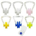 SZXMDKH 6 Packs Kids Swimming Nose Clips, Swim Nose Plug Silicone Nose Clip Waterproof Nose Protector Swimming Training Protector Plug Nose Pegs for Swimming Men Women Adult Children Beginners