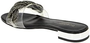 BCBGeneration Women's Darli Flat, Black/Smoke, 5.5